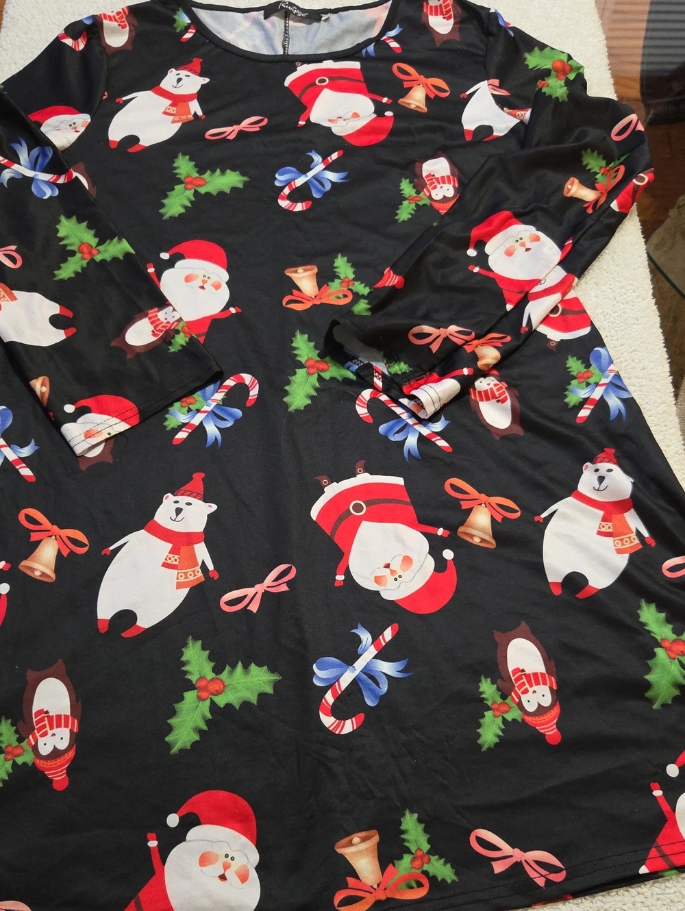 RUIYIGE CHRISTMAS SANTA AND MORE DRESS